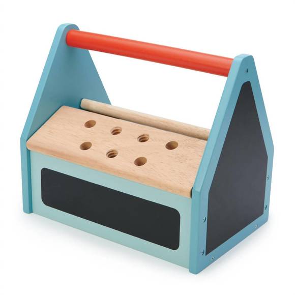 NEW TENDER LEAF TOYS tap tap tool box toy in blue - Picture 4 of 6